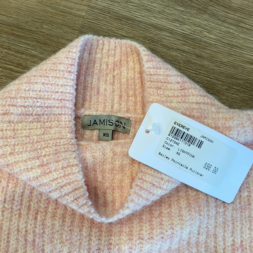 Evereve Jamison Bailey Pointelle Pullover - Picture 5 of 6